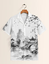 BW Lake Printed Unisex Half Sleeves Shirt