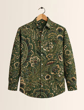 Green Mandala Type Full Sleeves Shirts - XPST