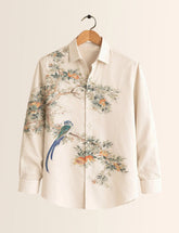 Green Parrot Type Full Sleeves Shirts - XPST