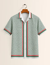 Green Gucchi Printed Unisex Half Sleeves Shirt