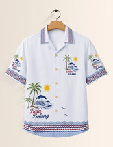 Text Batu Printed Unisex Half Sleeves Shirt