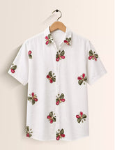 WHT Butterfly Printed Half Sleeves Shirt - XPST