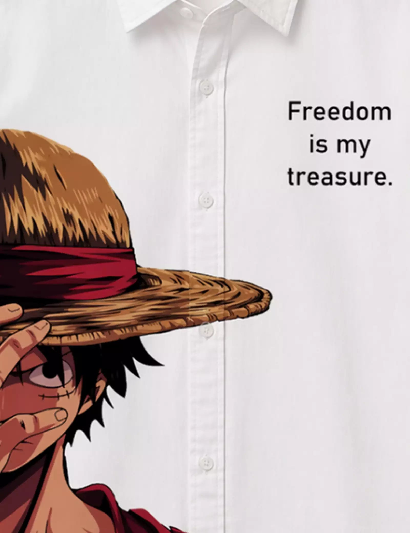 Anime Hat Printed Half Sleeves Shirt - XPST