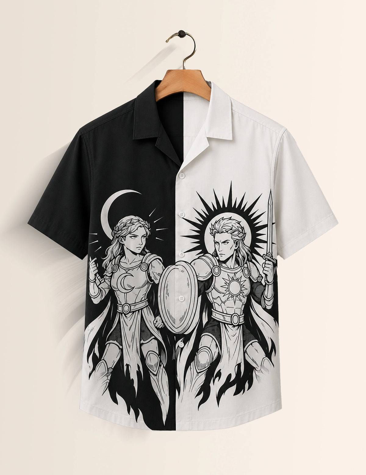 BW God Printed Unisex Half Sleeves Shirt