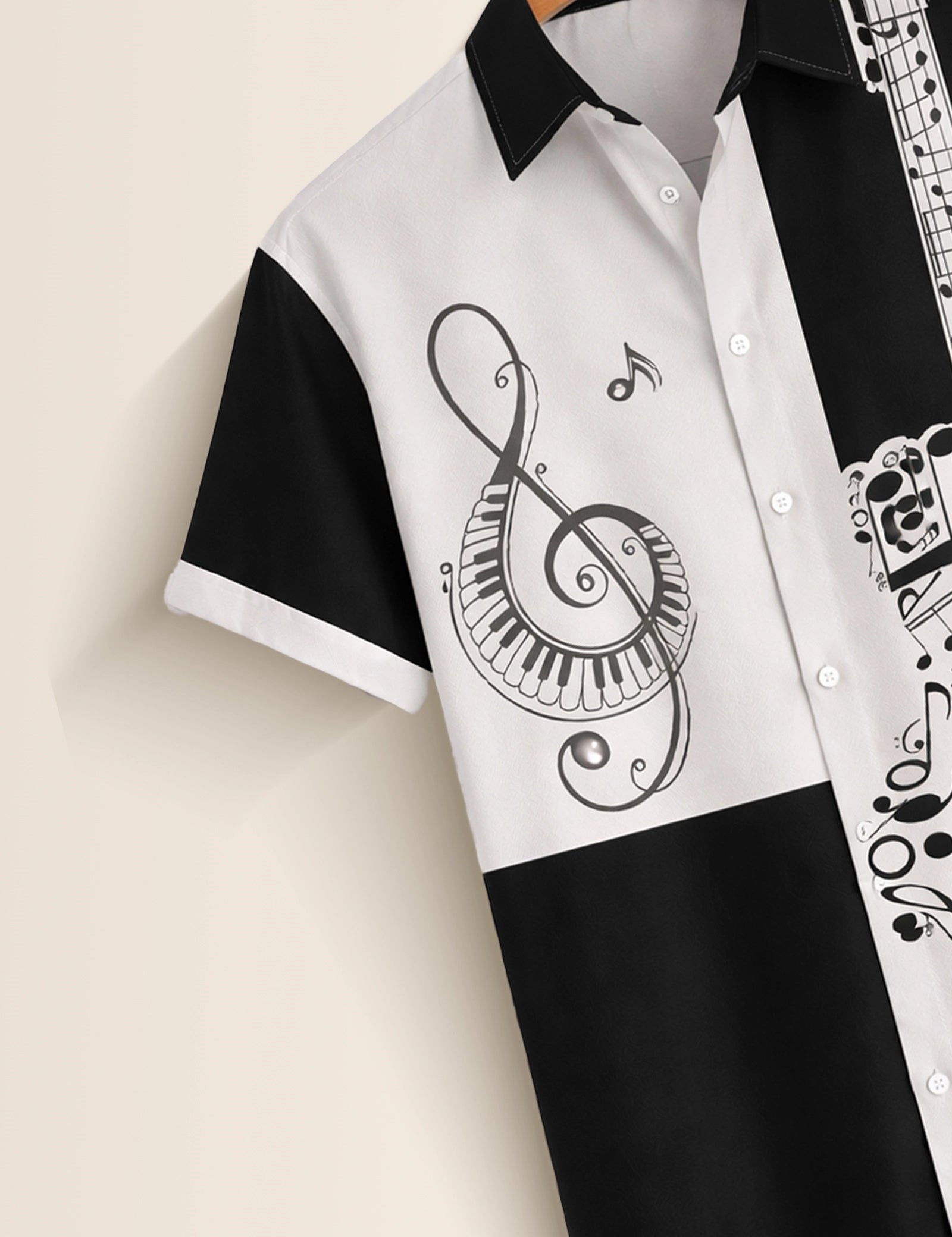 BW Musically Printed Mens Half Sleeves Shirts Exclusive - XPST