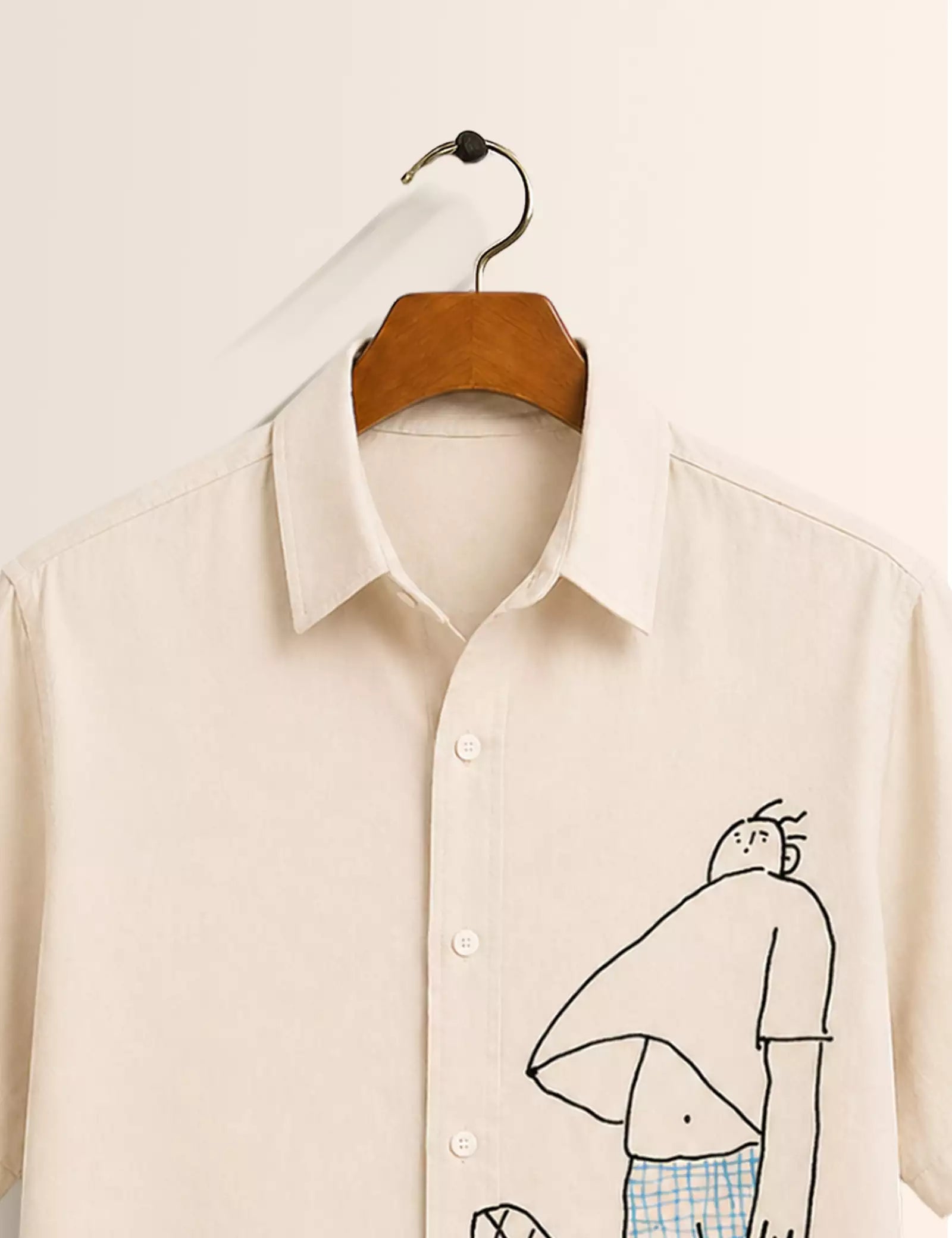 Fan Man Printed Half Sleeves Shirt - XPST