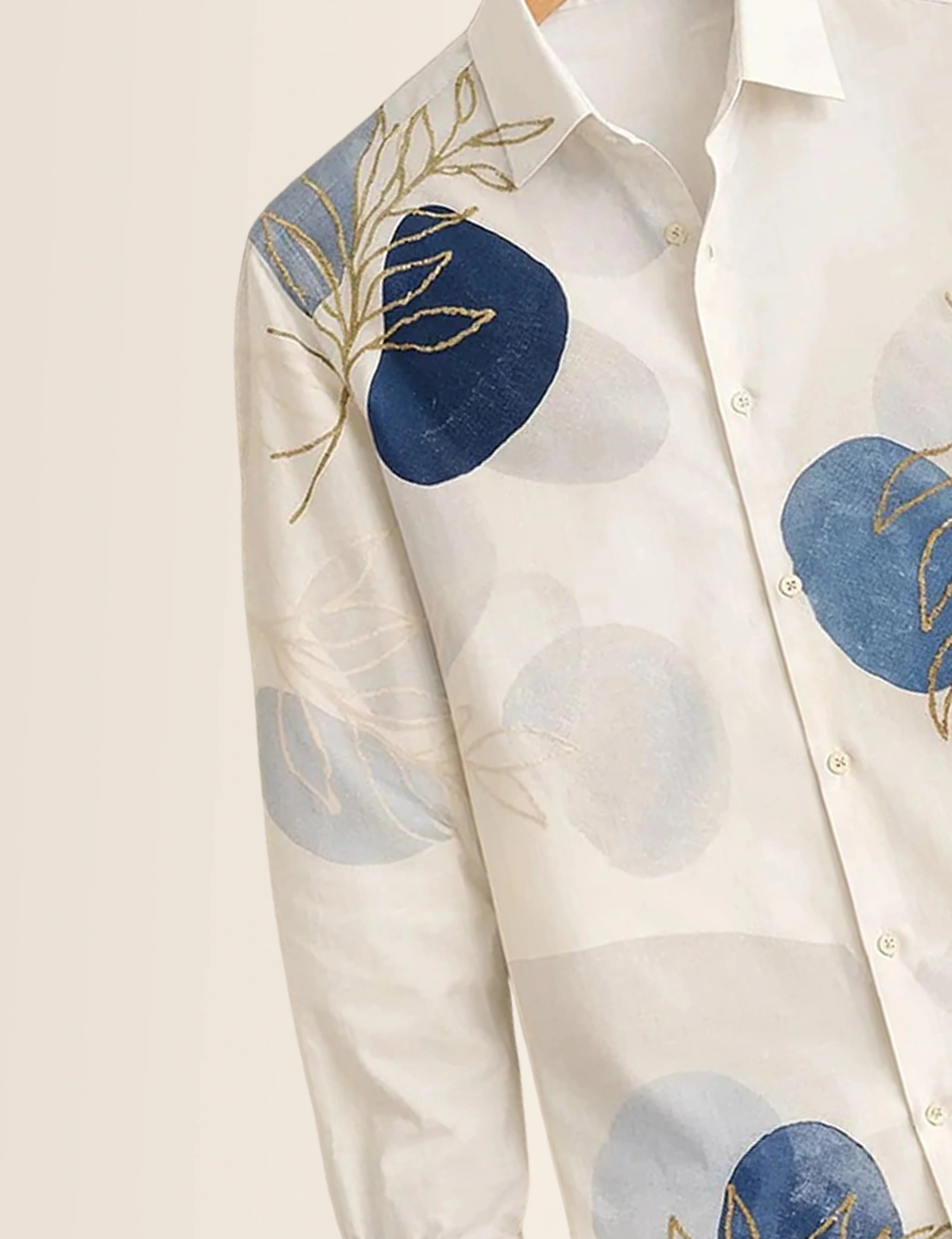 Badam Leaf Style Full Sleeves Shirts - XPST