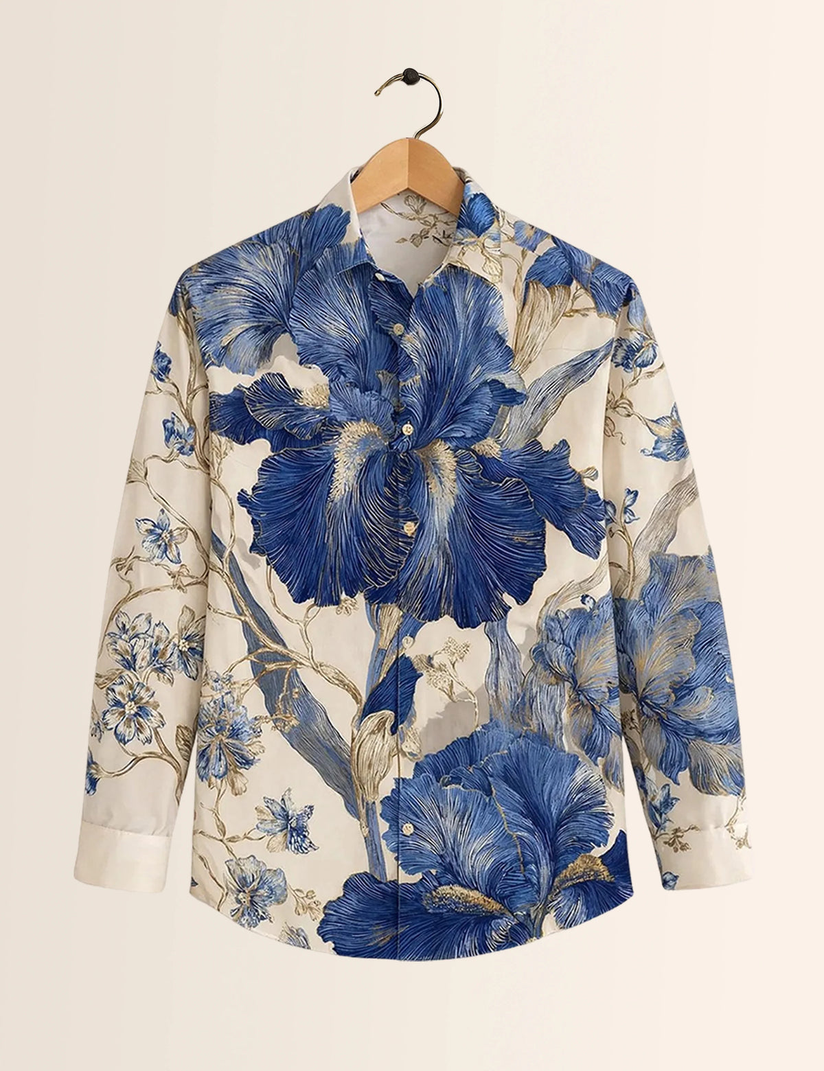 Big Flower Style Full Sleeves Shirts - XPST
