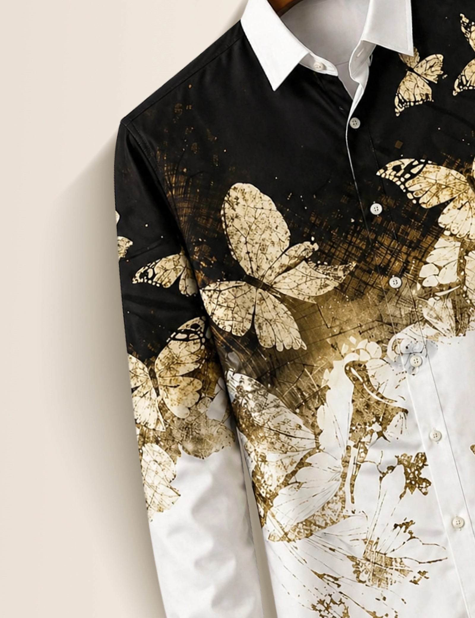 Golden Butterfly Full Sleeves Shirts - XPST
