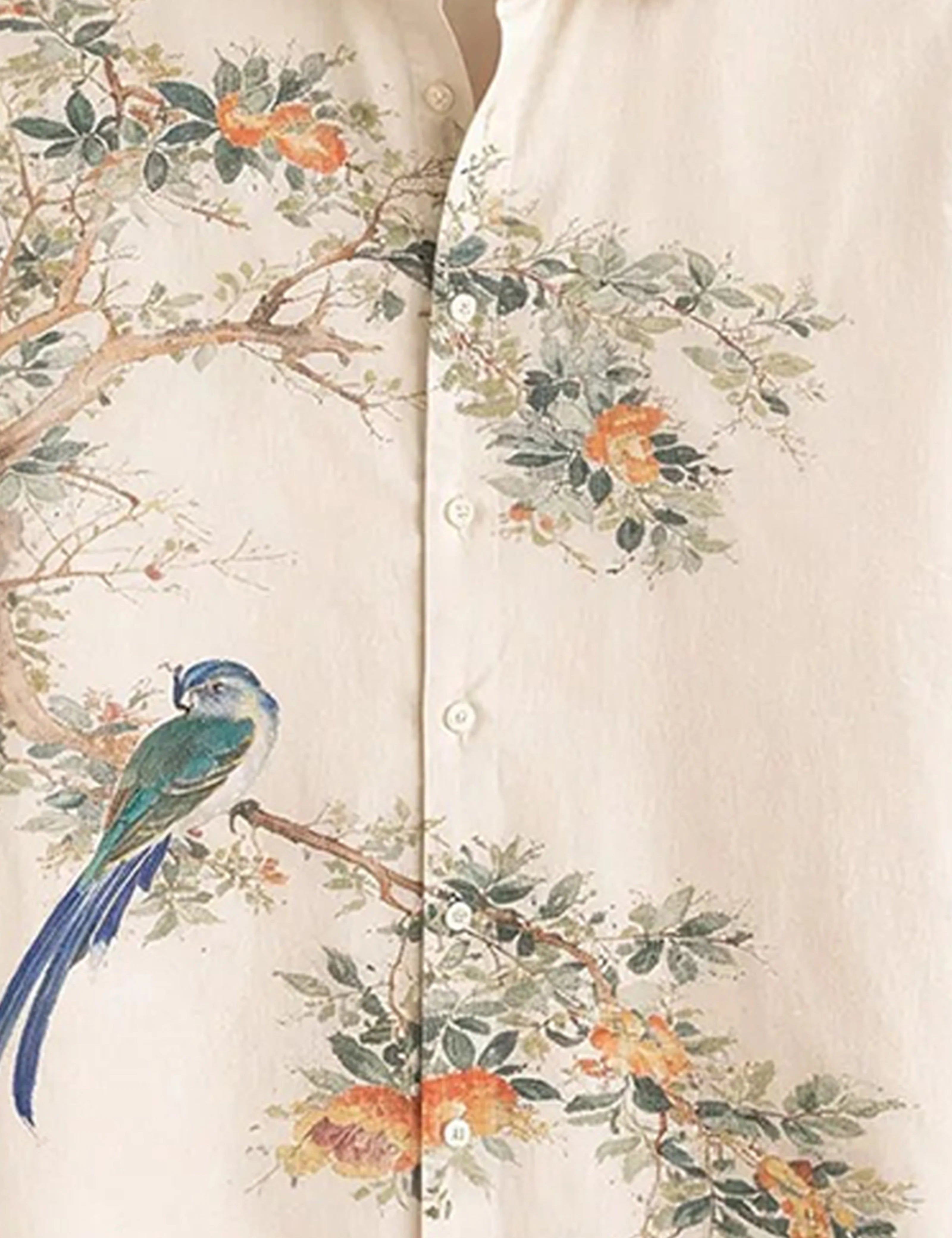 Green Parrot Type Full Sleeves Shirts - XPST