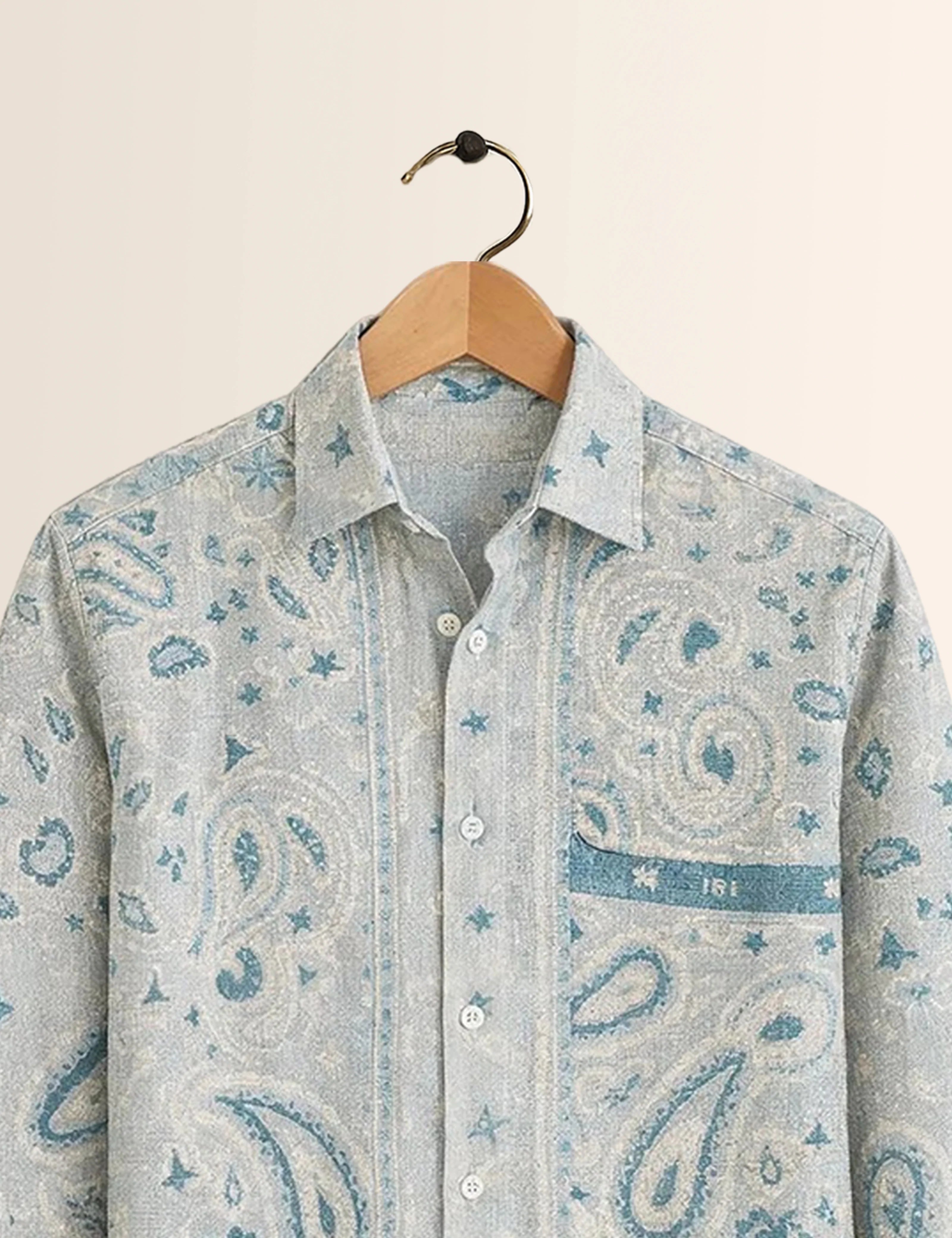 Paisely Full Sleeves Shirts - XPST