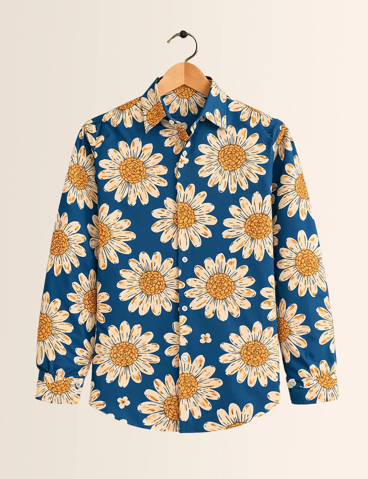 Spiral Flower Full Sleeves Shirts - XPST