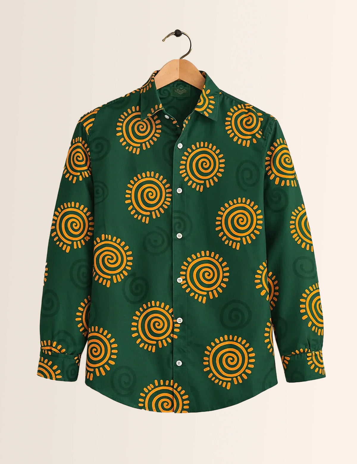 Spiral Motif Full Sleeves Shirts - XPST