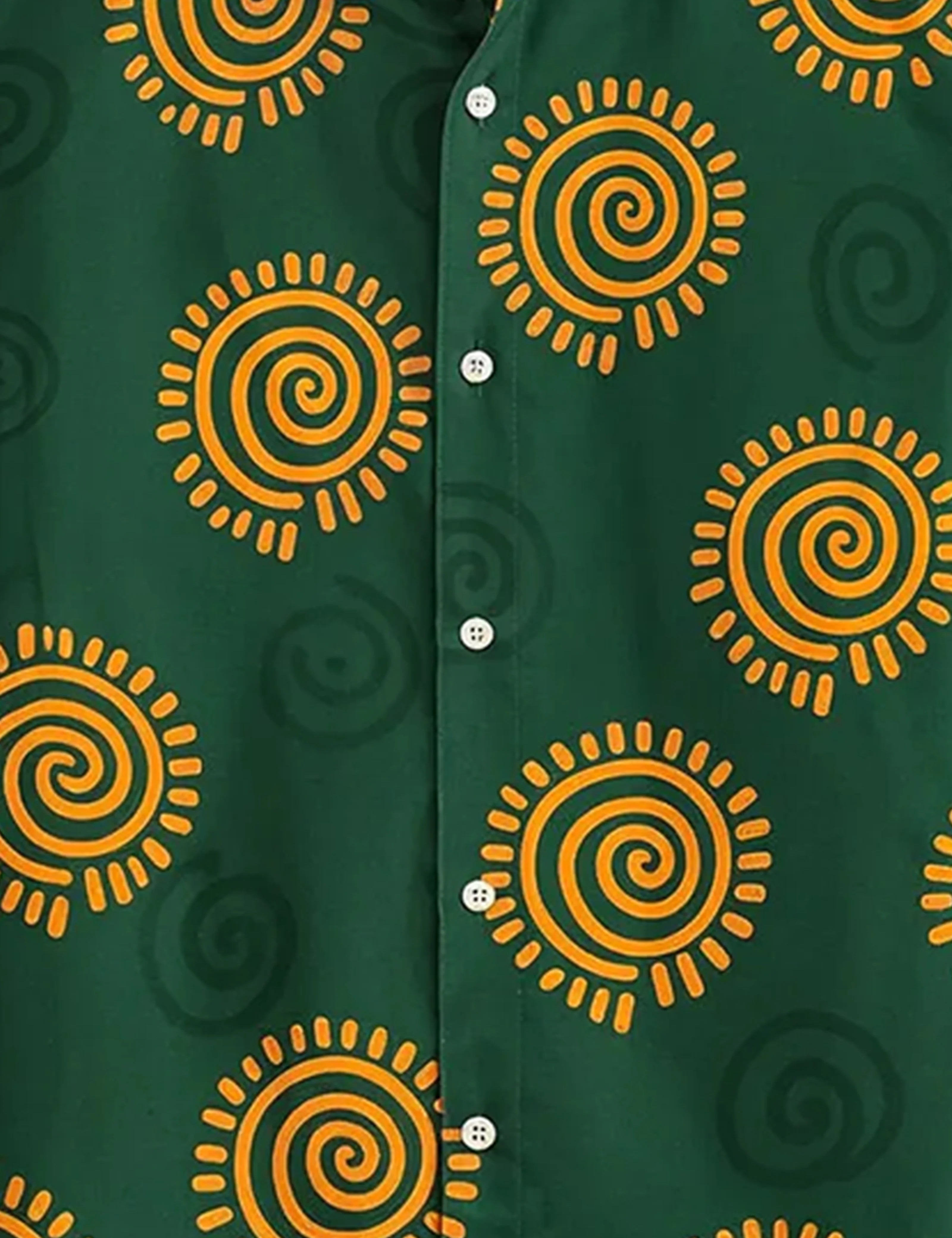 Spiral Motif Full Sleeves Shirts - XPST