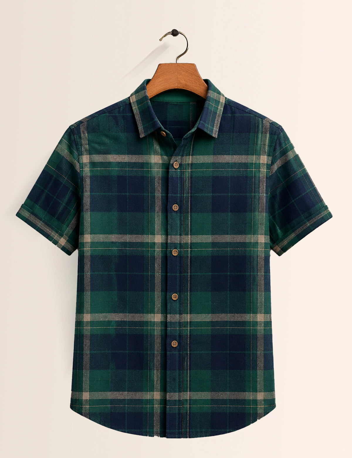 Green Box Printed Unisex Half Sleeves Shirt