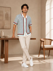 Green Gucchi Printed Unisex Half Sleeves Shirt