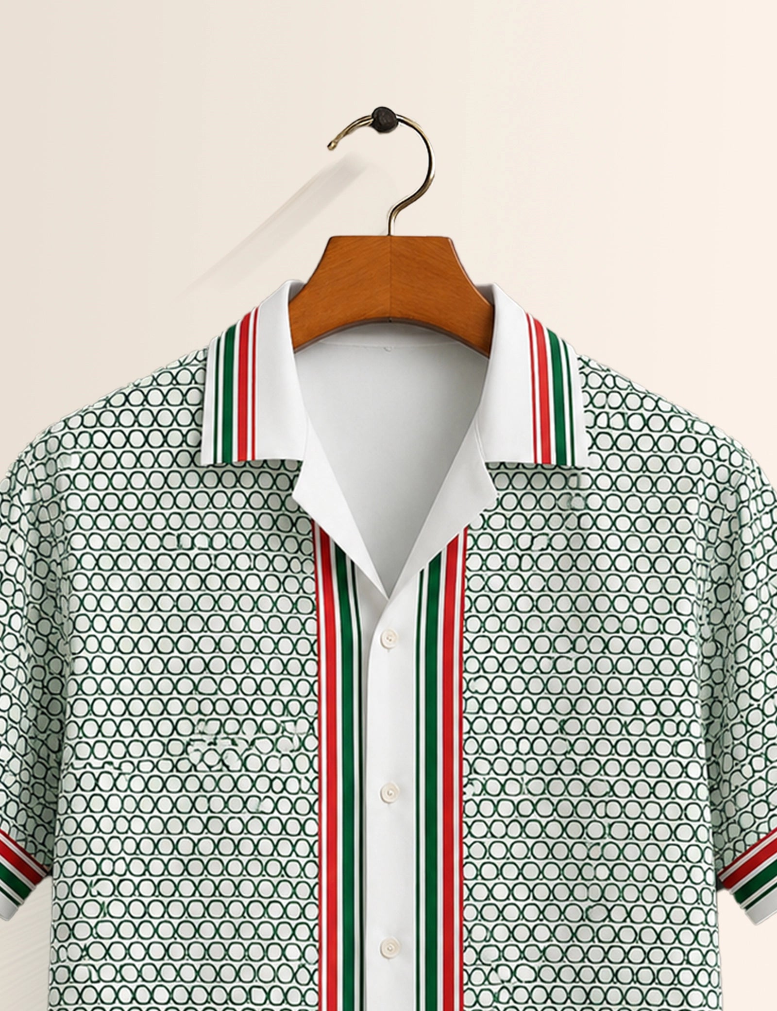 Green Gucchi Printed Unisex Half Sleeves Shirt