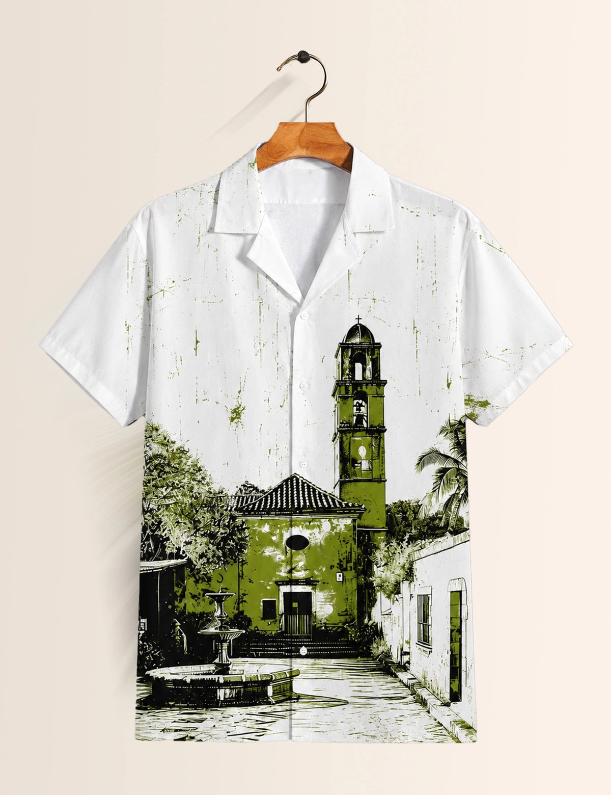 Green House Printed Unisex Half Sleeves Shirt