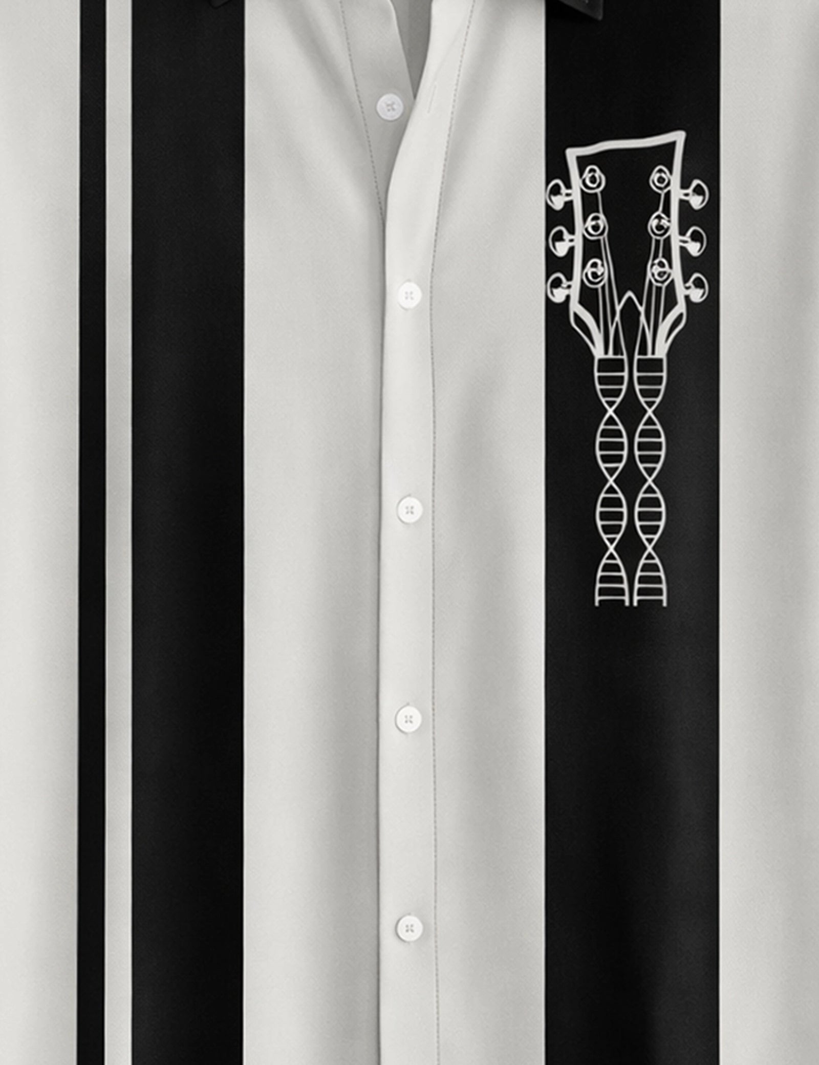 Guitar Knots Printed Mens Half Sleeves Shirts Exclusive - XPST