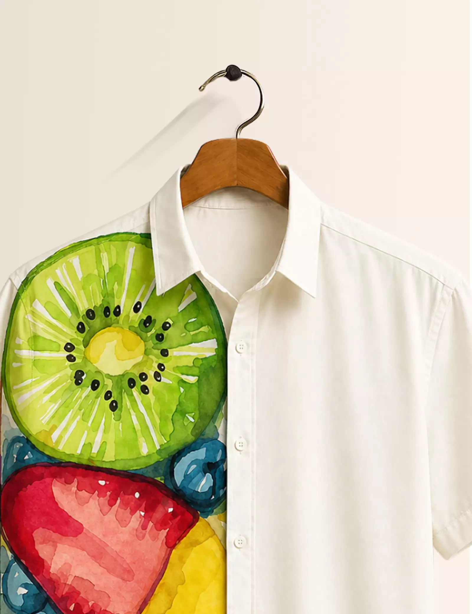Kiwi Candy Printed Half Sleeves Shirt - XPST