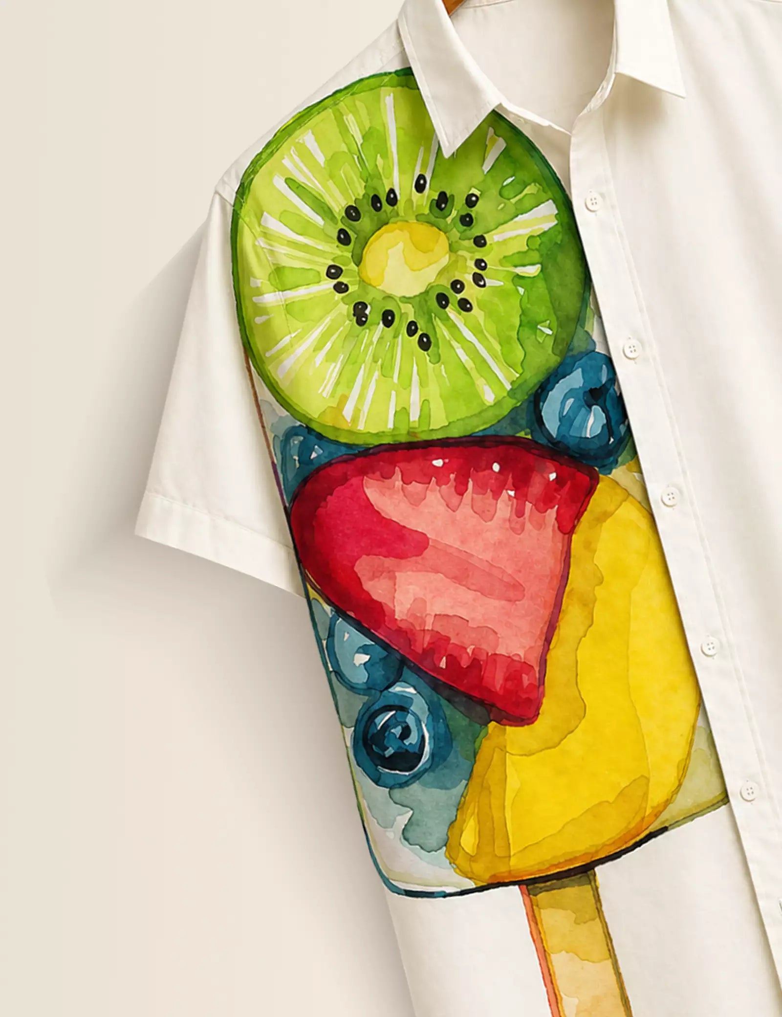 Kiwi Candy Printed Half Sleeves Shirt - XPST