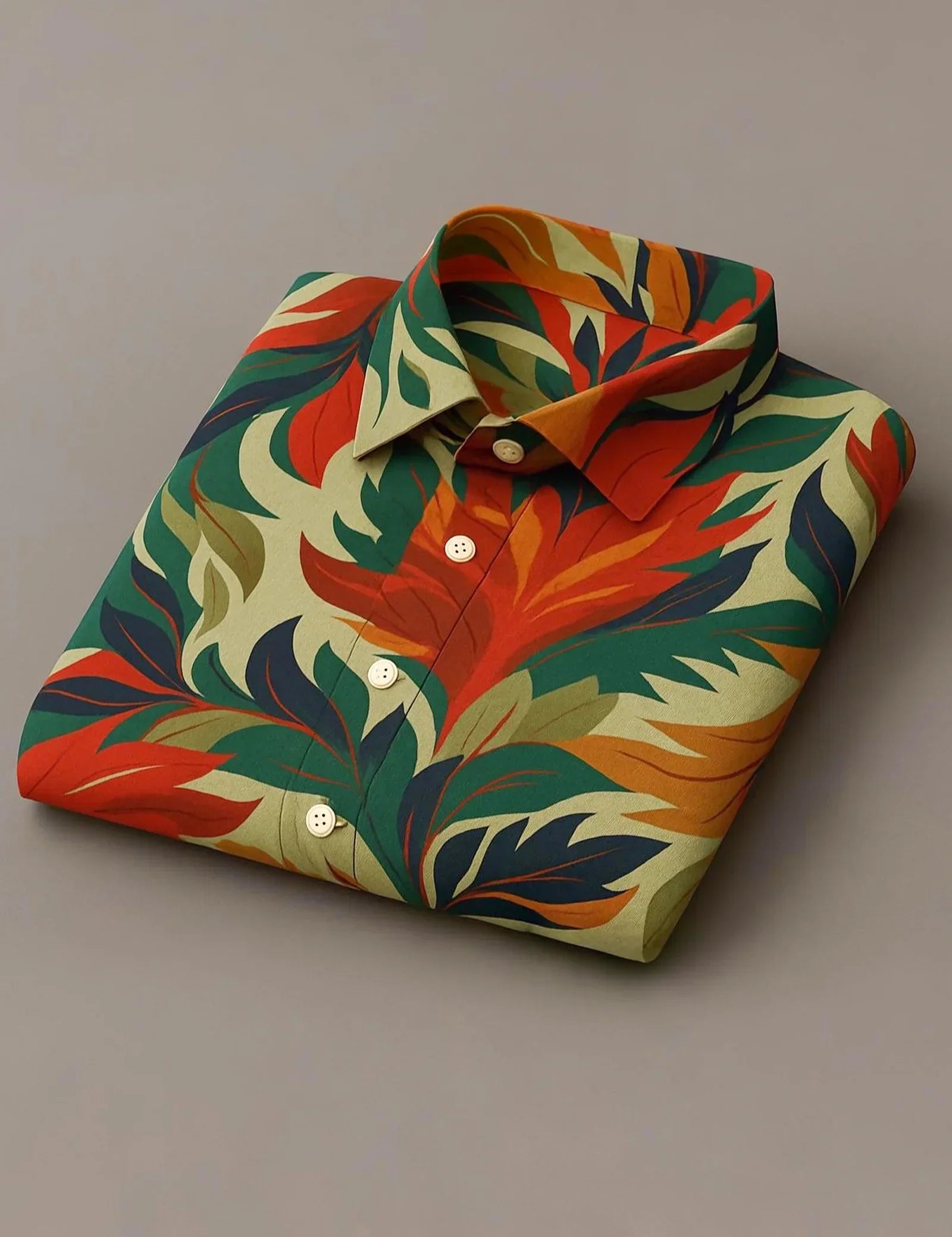 Multi Feather Printed Mens Half Sleeves Shirts Exclusive - XPST