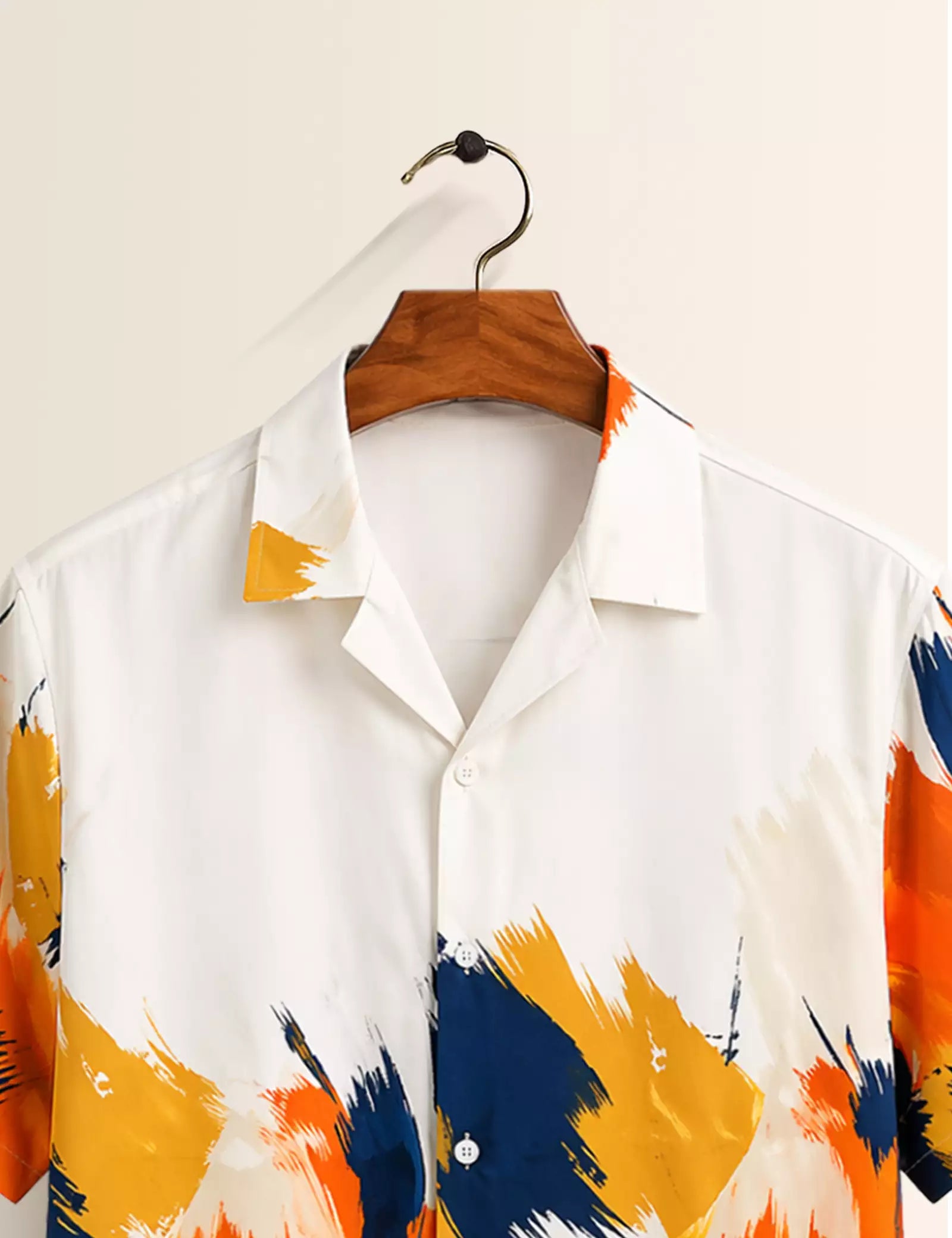 Multi Scratch Printed Half Sleeves Shirt - XPST