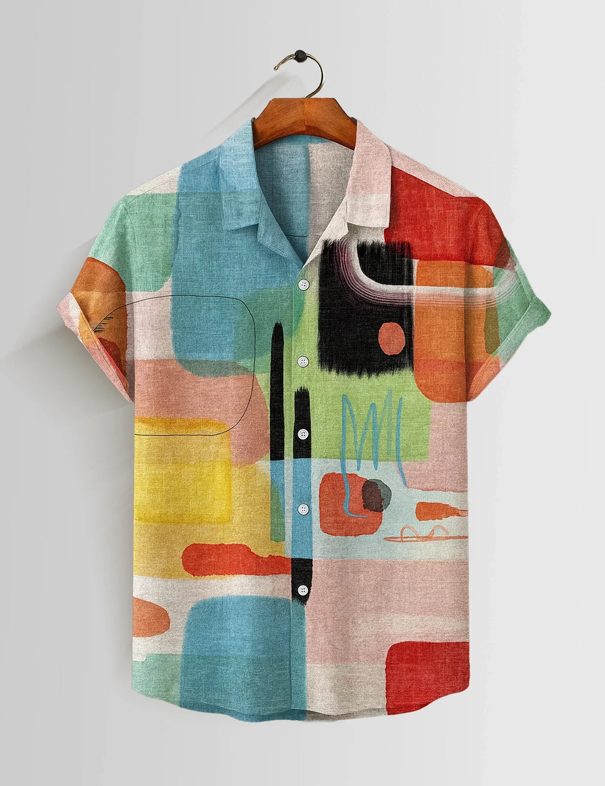 Multi Stitching Printed Mens Half Sleeves Shirts Exclusive - XPST