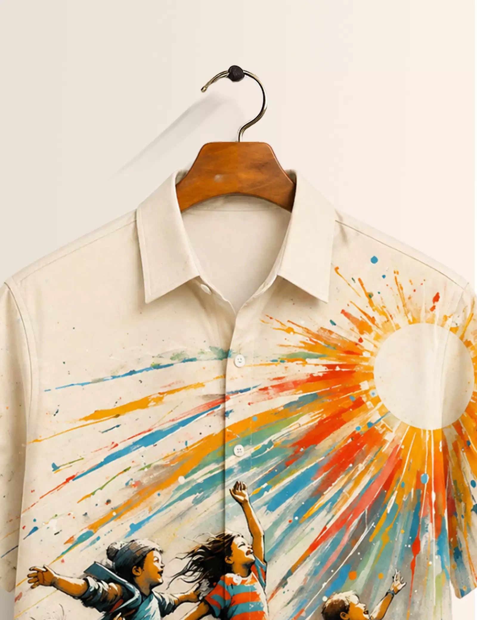 Sun Kids Printed Half Sleeves Shirt - XPST