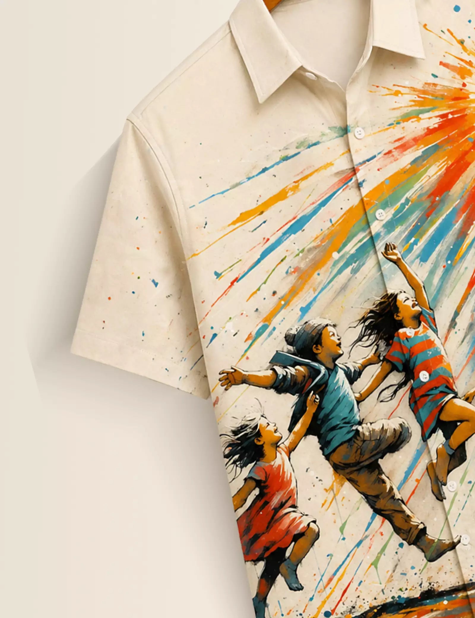 Sun Kids Printed Half Sleeves Shirt - XPST