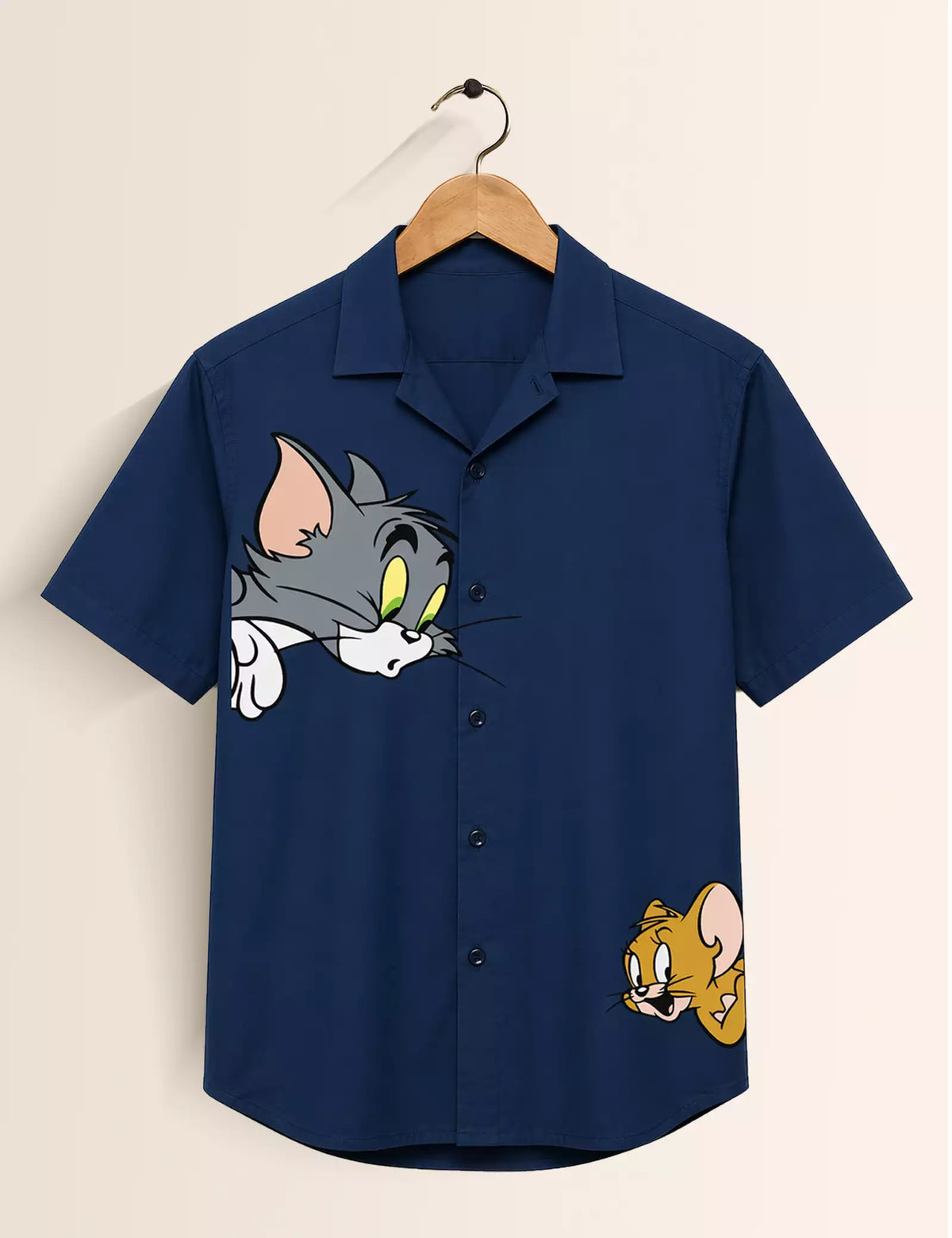 Tom Jerry Printed Half Sleeves Shirt - XPST