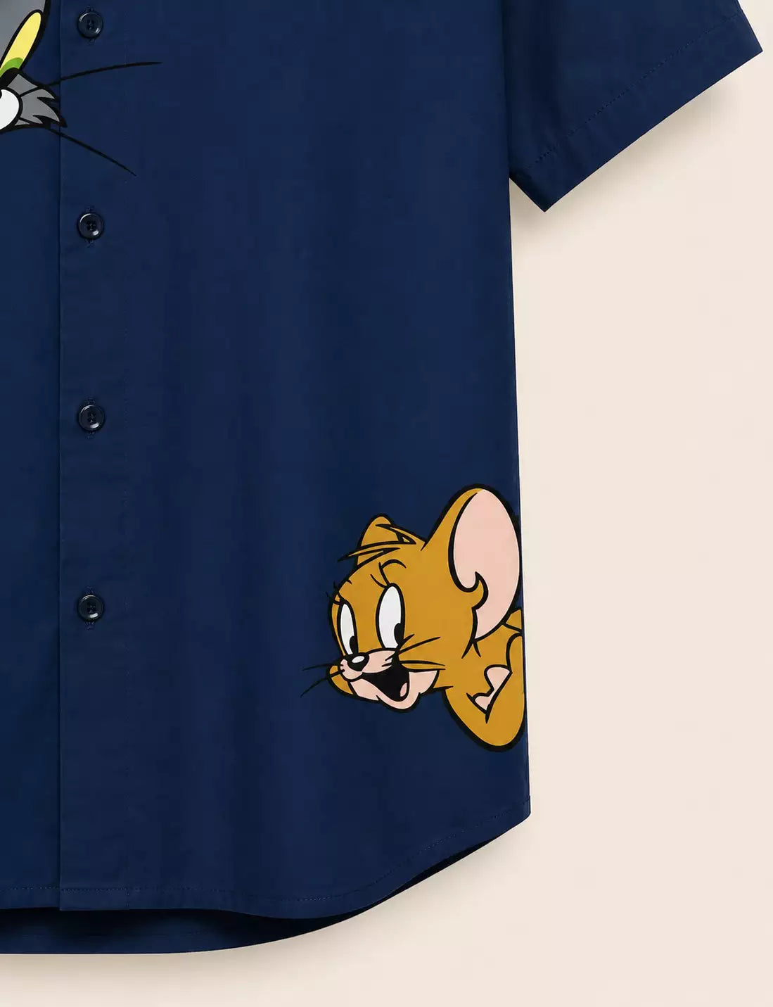 Tom Jerry Printed Half Sleeves Shirt - XPST