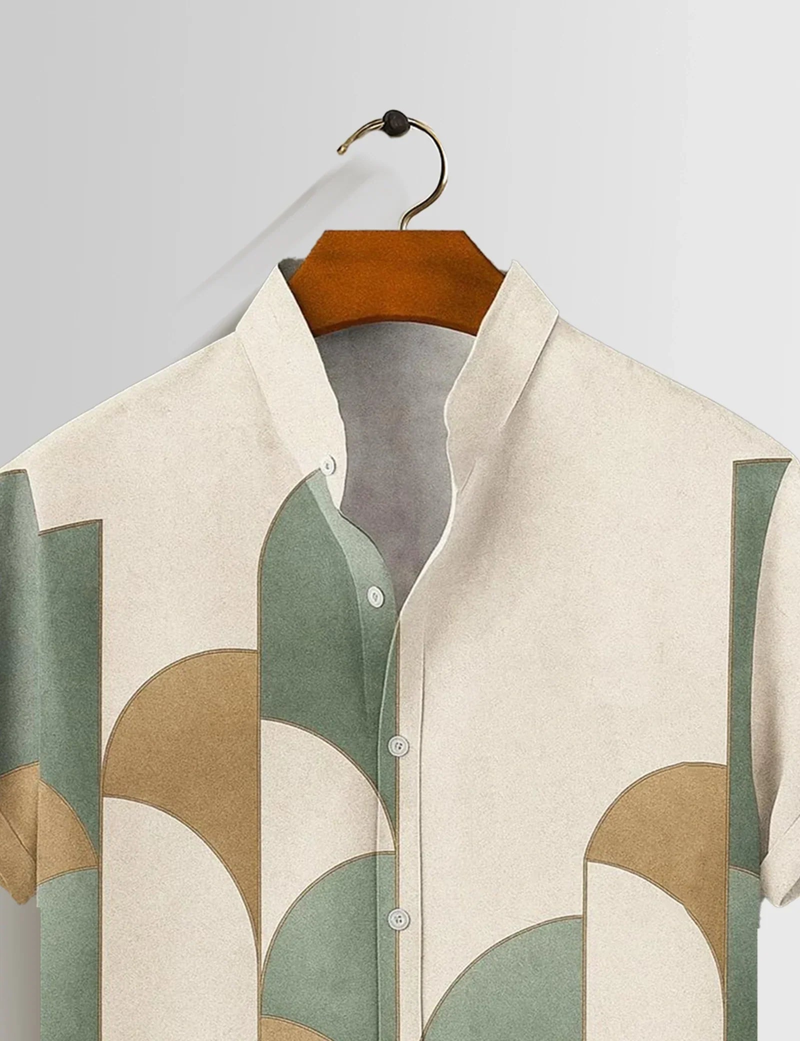 Wall Design Printed Mens Half Sleeves Shirts Exclusive - XPST