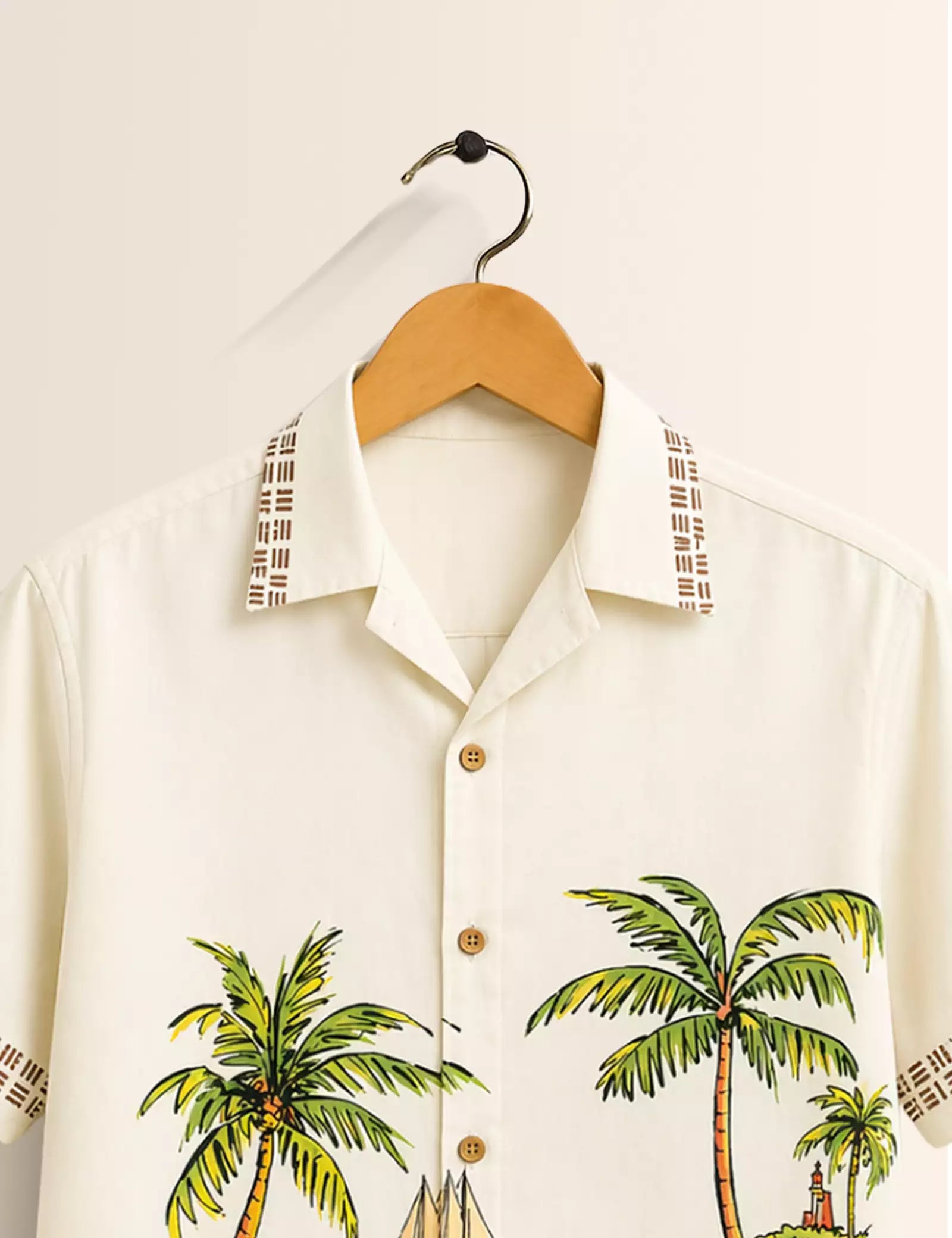 WHT Coconut Printed Half Sleeves Shirt - XPST
