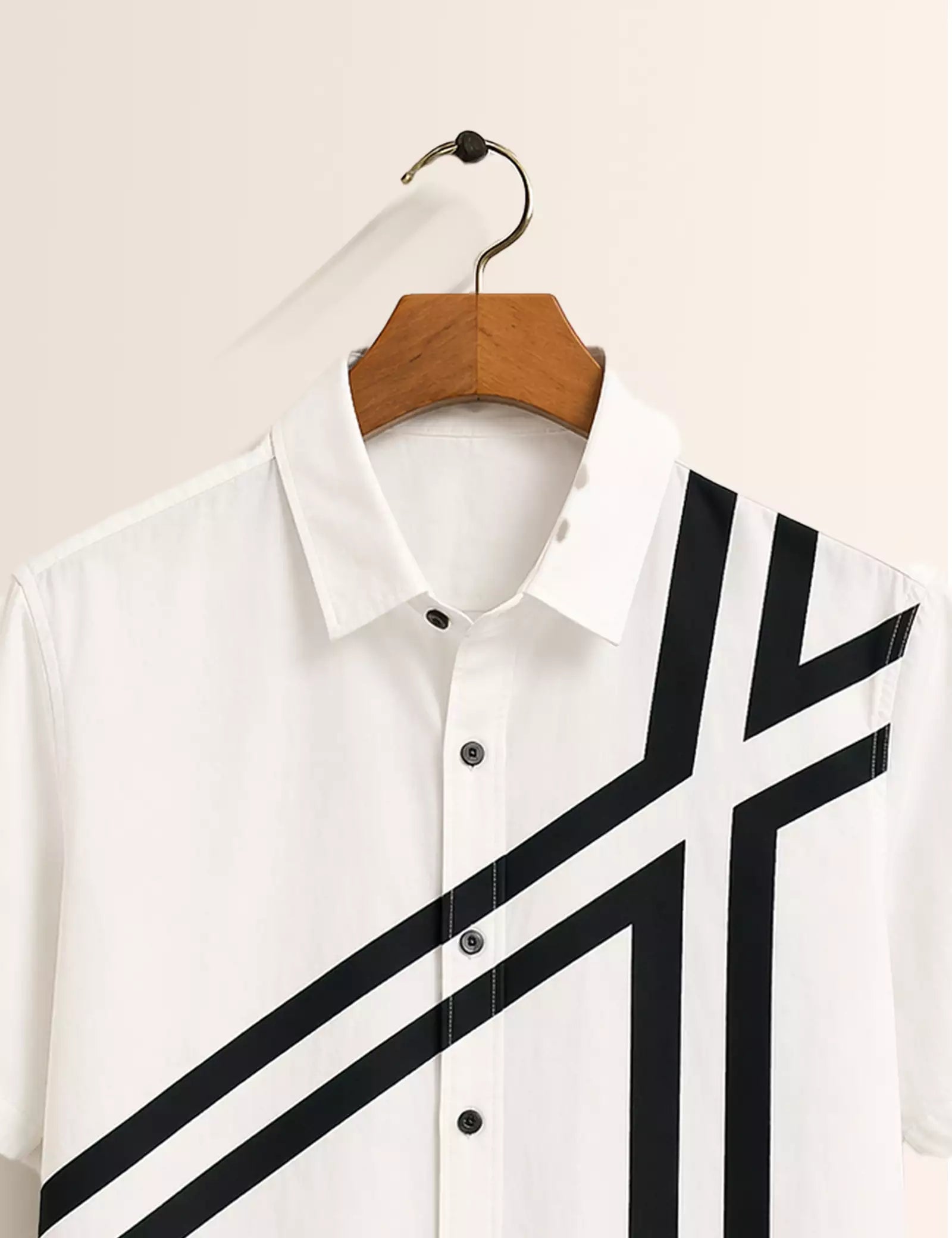 WHT Cross Printed Half Sleeves Shirt - XPST