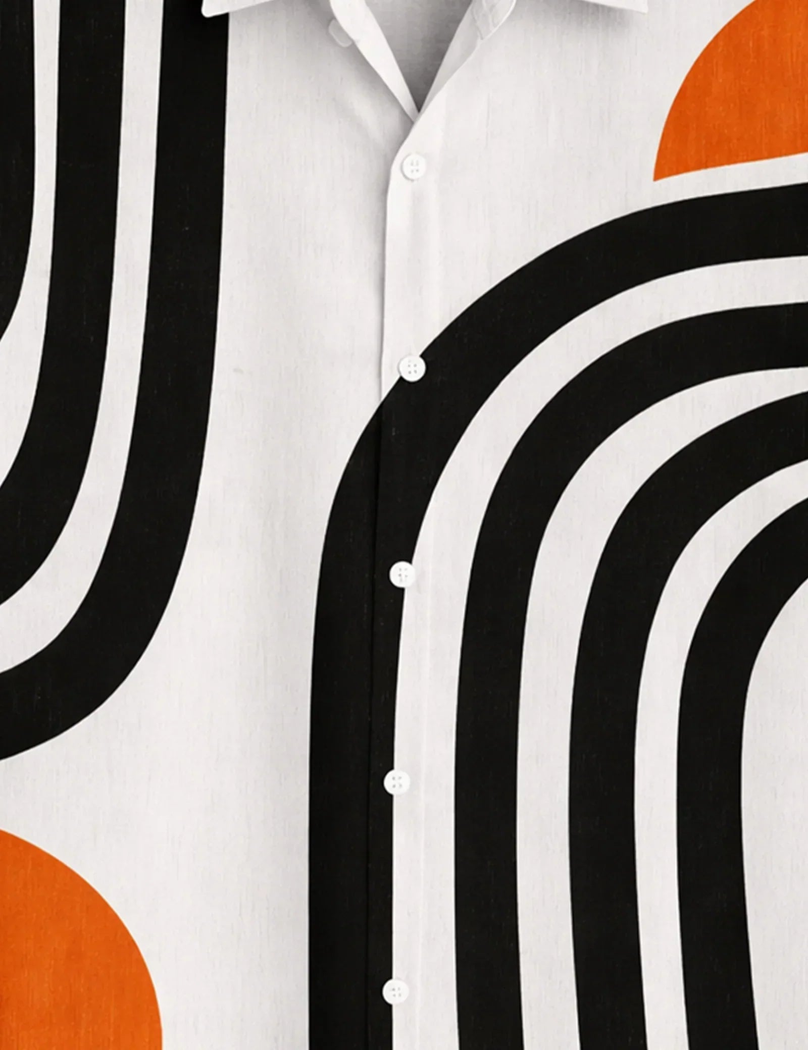 White Line Printed Mens Half Sleeves Shirts Exclusive - XPST