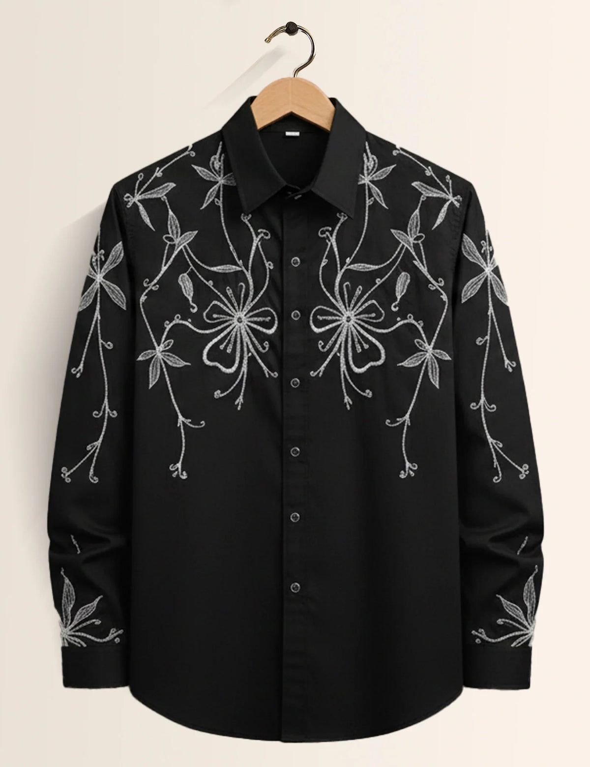 Black Lantern Printed Men's Shirt - XPST