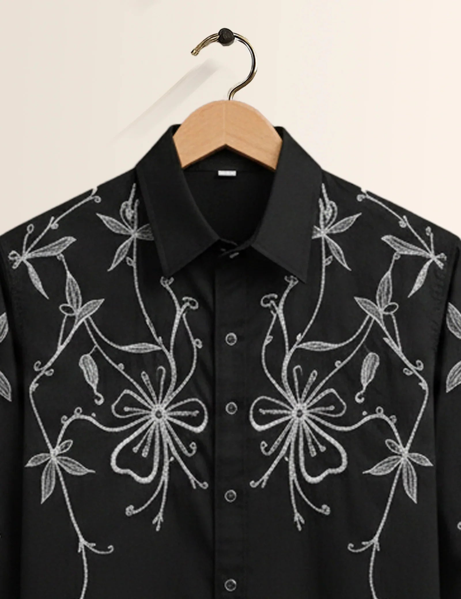 Black Lantern Printed Men's Shirt - XPST