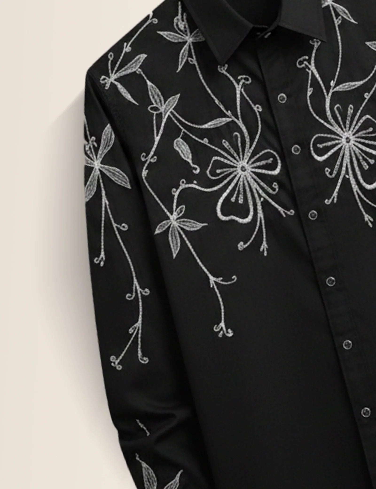 Black Lantern Printed Men's Shirt - XPST