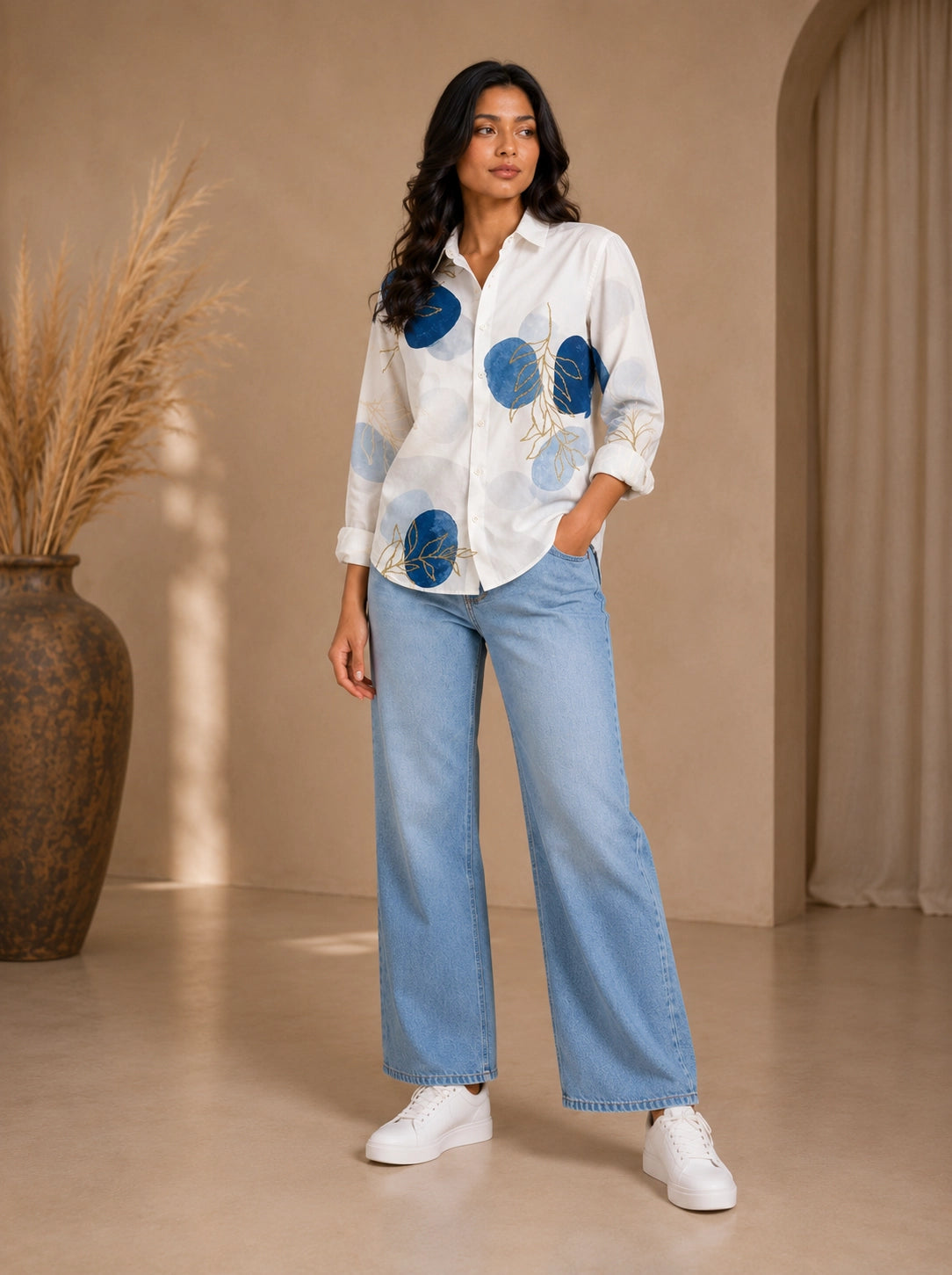 Badam Leaf Style Full Sleeves Shirts - XPST