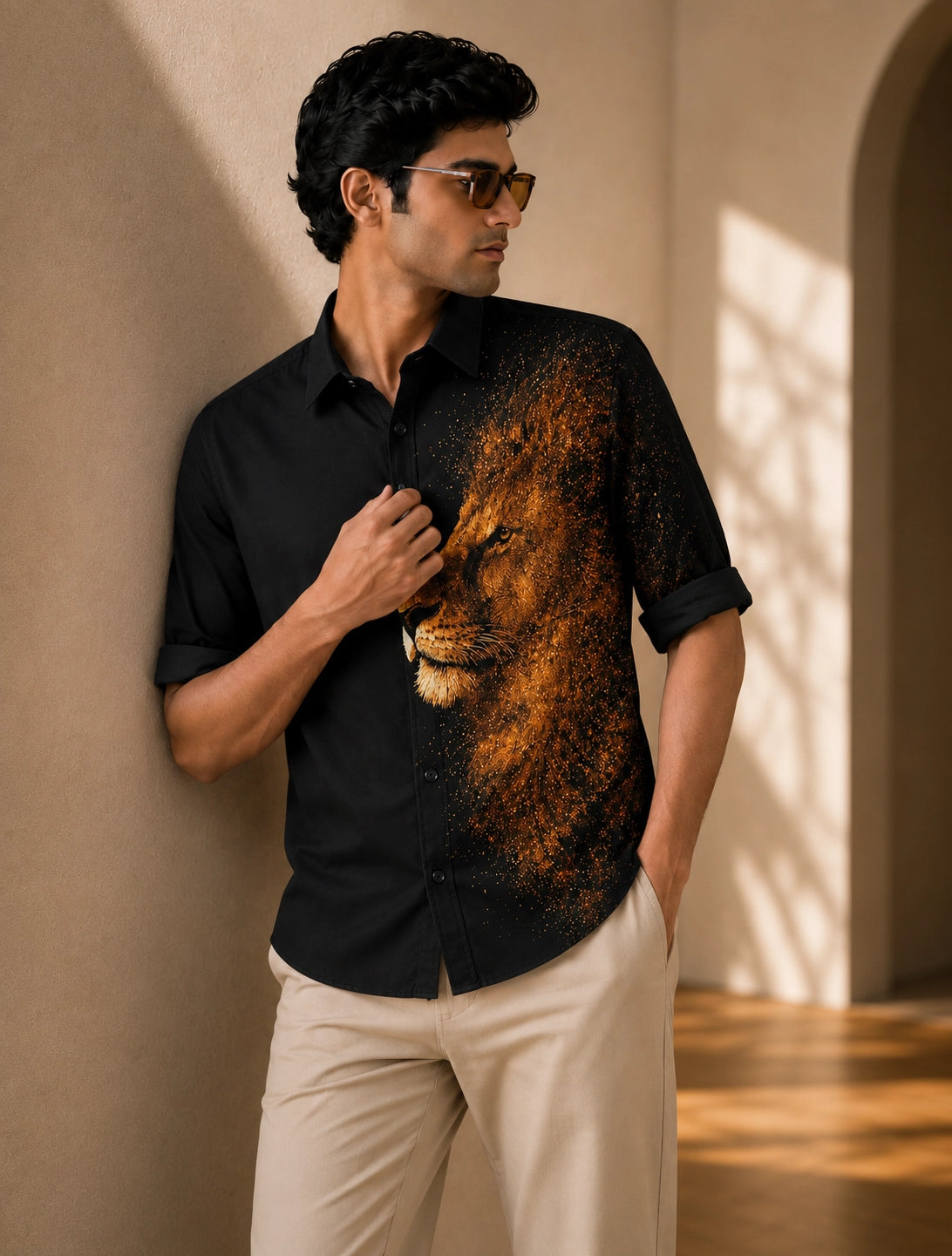 Black Lion Full Sleeves Shirts - XPST