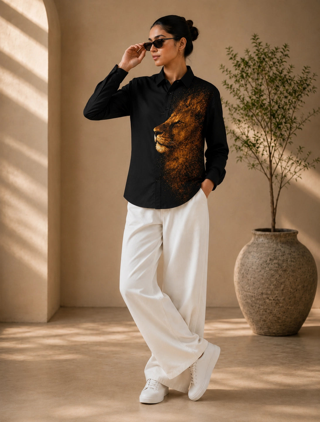 Black Lion Full Sleeves Shirts - XPST